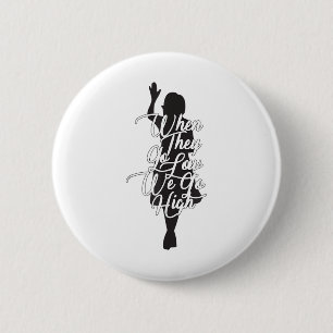 Badge Rond 5 Cm Michelle Obama Citation - Quand Ils deviennent bas