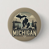 Badge Rond 5 Cm Michigan (Devant)