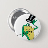 Badge Rond 5 Cm Michigan J. Frog en couleur (Devant & derrière)