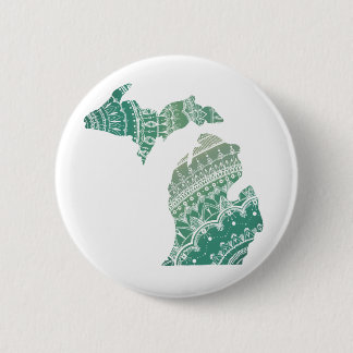 Badge Rond 5 Cm Michigan Mandala Par Megaflora Design