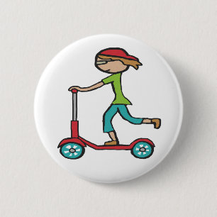 Badge Rond 5 Cm Micro Scooter