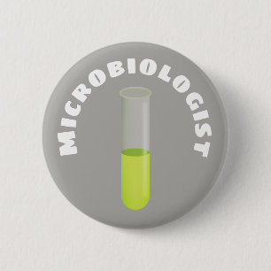 Badge Rond 5 Cm Microbiologiste