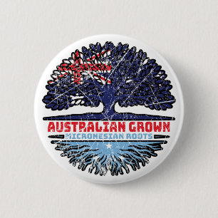 Badge Rond 5 Cm Micronésie Océan australien