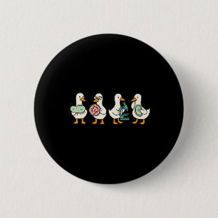 Badge Rond 5 Cm Microphone drôle de professeur de microbiologie dr