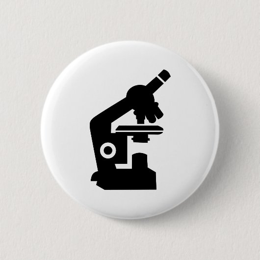 Badge Rond 5 Cm Microscope (Devant)