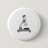 Badge Rond 5 Cm Microscope (Devant)
