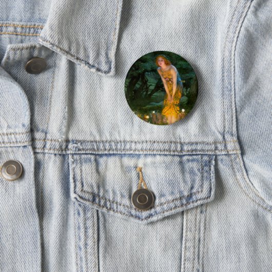 Badge Rond 5 Cm Midété Eve Edward Robert Hughes (En situation)