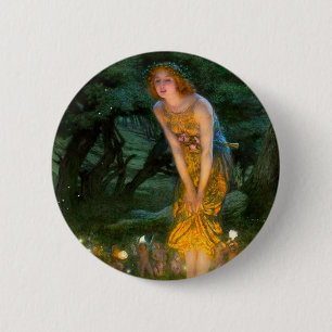 Badge Rond 5 Cm Midété Eve Edward Robert Hughes