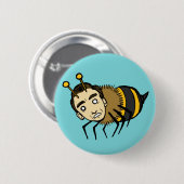 Badge Rond 5 Cm Miel (Devant & derrière)