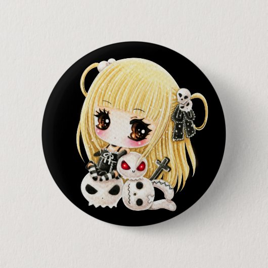 Badge Rond 5 Cm Mignon et frais (Devant)