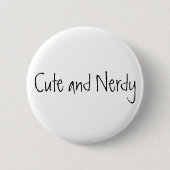 Badge Rond 5 Cm Mignon et ringard (Devant)