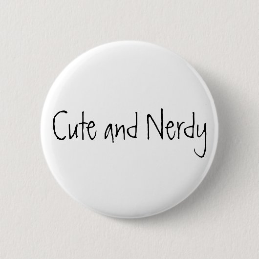 Badge Rond 5 Cm Mignon et ringard (Devant)