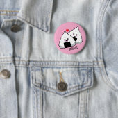 Badge Rond 5 Cm Mignon Kawaii Onigiri Nourriture Japonaise (En situation)