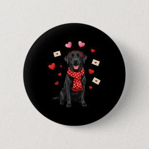 Badge Rond 5 Cm Mignon Labrador Fête des amoureux - Maman chien dr