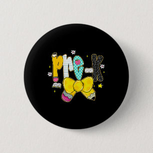 Badge Rond 5 Cm Mignon nœud coquette prépa rentrée pré-maternelle 