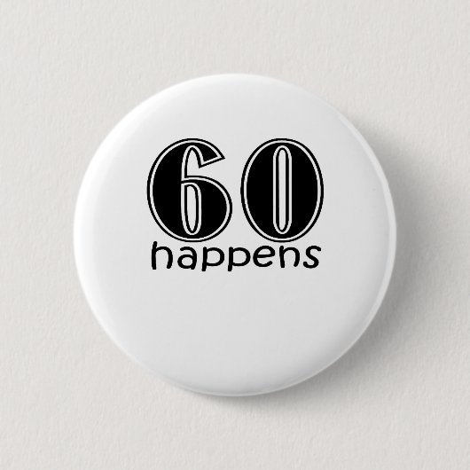 Badge Rond 5 Cm Mignons, "60 se produit " (Devant)