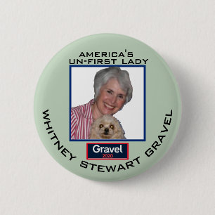 Badge Rond 5 Cm Mike Grave 2020 : Whitney Gravel pour Une Premièr