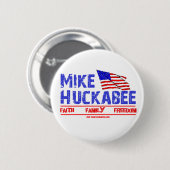 Badge Rond 5 Cm Mike Huckabee (Devant & derrière)