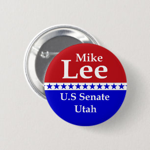 Badge Rond 5 Cm Mike Lee Sénat américain Utah 2022