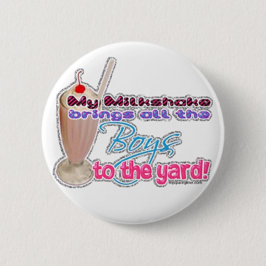 Badge Rond 5 Cm milkshake (Devant)