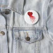 Badge Rond 5 Cm Milliers de coeurs (En situation)