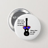 Badge Rond 5 Cm Million de dollar Uke (Devant & derrière)