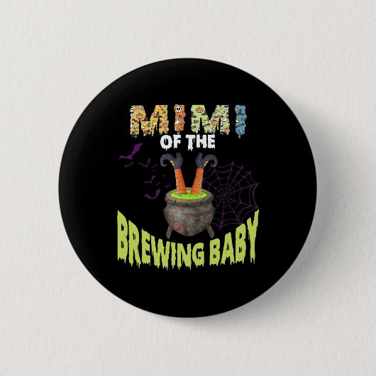 Badge Rond 5 Cm Mimi de brasser bébé Halloween Costome (Devant)
