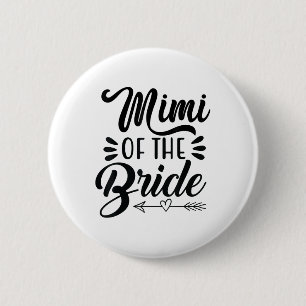 Badge Rond 5 Cm Mimi De La Mariée Mariée Famille Grand-pa Bac