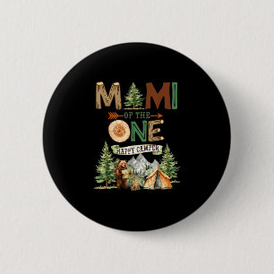 Badge Rond 5 Cm Mimi du seul campeur heureux pour son 1er annivers