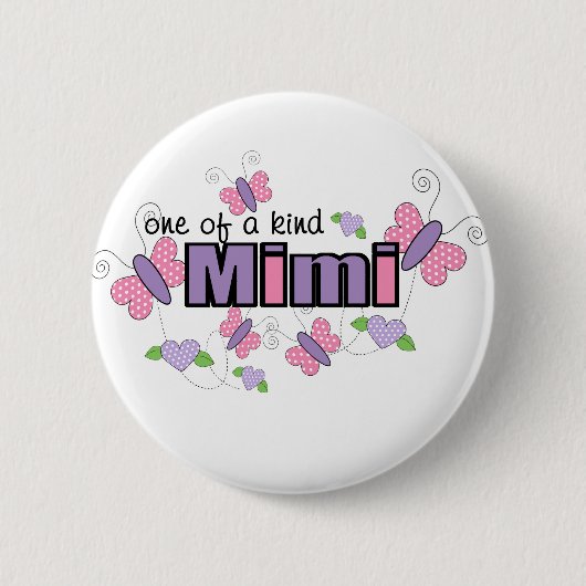 Badge Rond 5 Cm Mimi Unique (Devant)