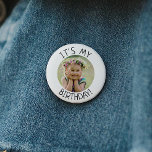 Badge Rond 5 Cm Mini-genre Neutre C'est mon anniversaire Photo<br><div class="desc">Célébrez la journée spéciale de votre petit avec notre minimaliste neutre par rapport au sexe, c'est mon bouton photo d'anniversaire, conçu pour les enfants de tous âges. Ce produit est parfait pour les anniversaires en toute saison (printemps, été, automne ou hiver) avec un design noir et blanc moderne et propre...</div>