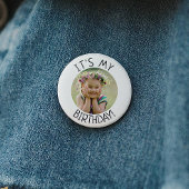 Badge Rond 5 Cm Mini-genre Neutre C'est mon anniversaire Photo