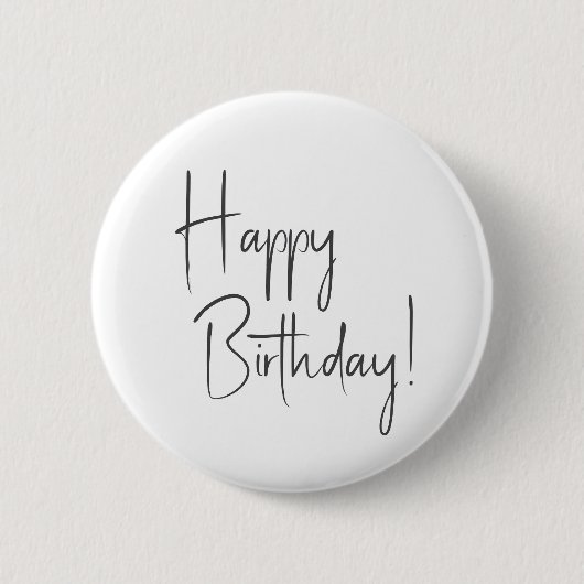 Badge Rond 5 Cm Mini-genre Neutre Joyeux anniversaire (Devant)