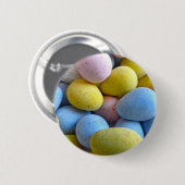 Badge Rond 5 Cm Mini-oeufs au chocolat (Devant & derrière)
