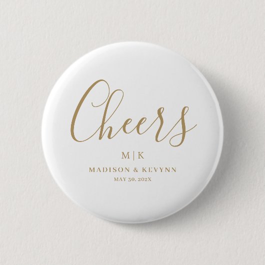 Badge Rond 5 Cm Minimal et chic | MARIAGE (Devant)