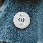 Badge Rond 5 Cm Minimaliste Sexe Neutre C'Est Mon Anniversaire Ave<br><div class="desc">Célébrez la journée spéciale de votre petit avec notre minimaliste neutre par rapport au sexe c'est mon anniversaire avec bouton âge, conçu pour les enfants de tous âges. Ce produit est parfait pour les anniversaires en toute saison (printemps, été, automne ou hiver) avec un design noir et blanc moderne et...</div>