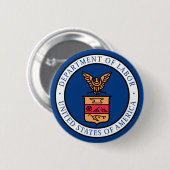 Badge Rond 5 Cm Ministère du travail (Devant & derrière)