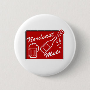 Badge Rond 5 Cm Minneapolis Nord-Est