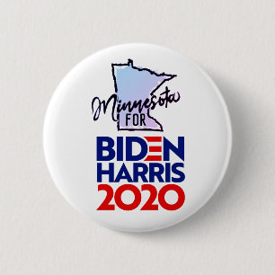 Badge Rond 5 Cm Minnesota pour Biden Harris 2020