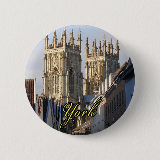 Badge Rond 5 Cm Minster Angleterre (Devant)