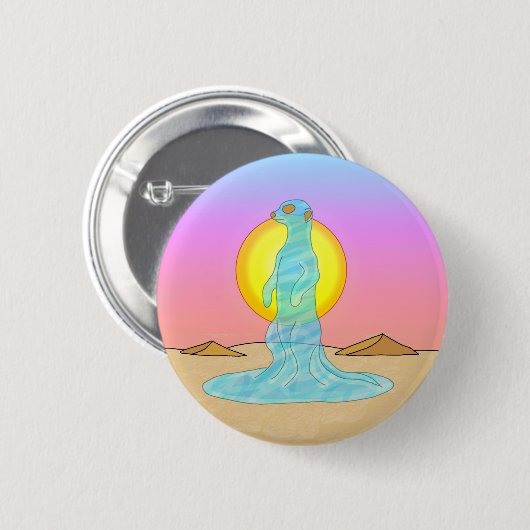 Badge Rond 5 Cm Mirage vivant (Devant & derrière)