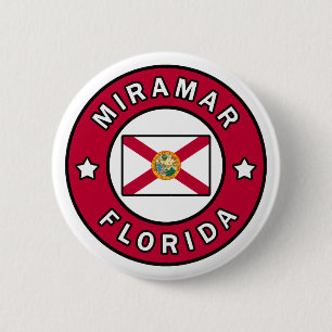 Badge Rond 5 Cm Miramar Floride