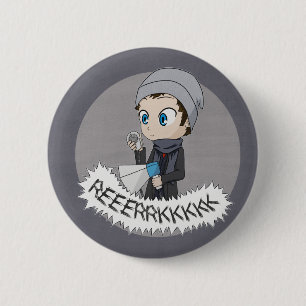 Badge Rond 5 Cm Misha empaqueté