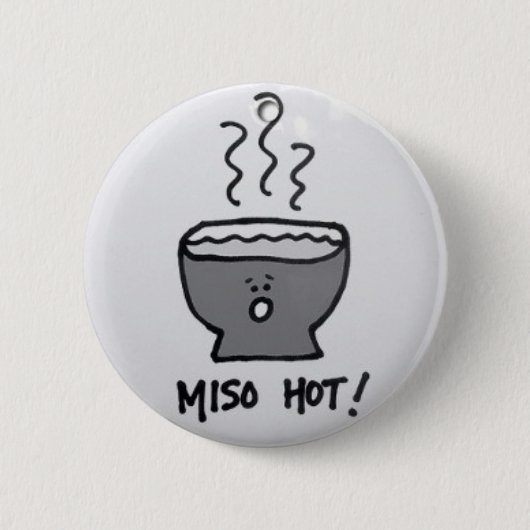 Badge Rond 5 Cm Miso II chaud (Devant)