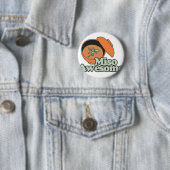 Badge Rond 5 Cm Miso impressionnant (En situation)