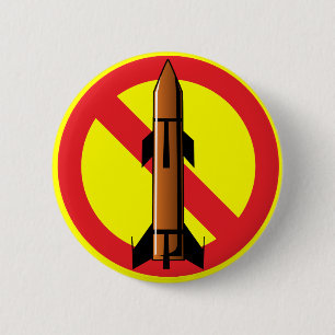 Badge Rond 5 Cm Missile d'Anti-Rocket