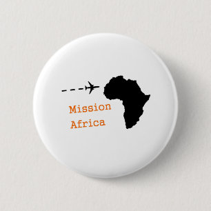 Badge Rond 5 Cm Mission Afrique