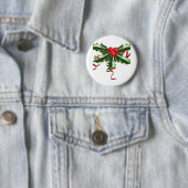 Badge Rond 5 Cm Mistletoe (En situation)