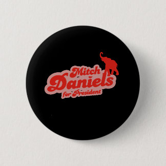BADGE ROND 5 CM MITCH DANIELS POUR PRÉSIDENT GOP