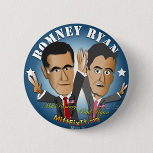 Badge Rond 5 Cm Mitt Fix It - Célébrer le succès